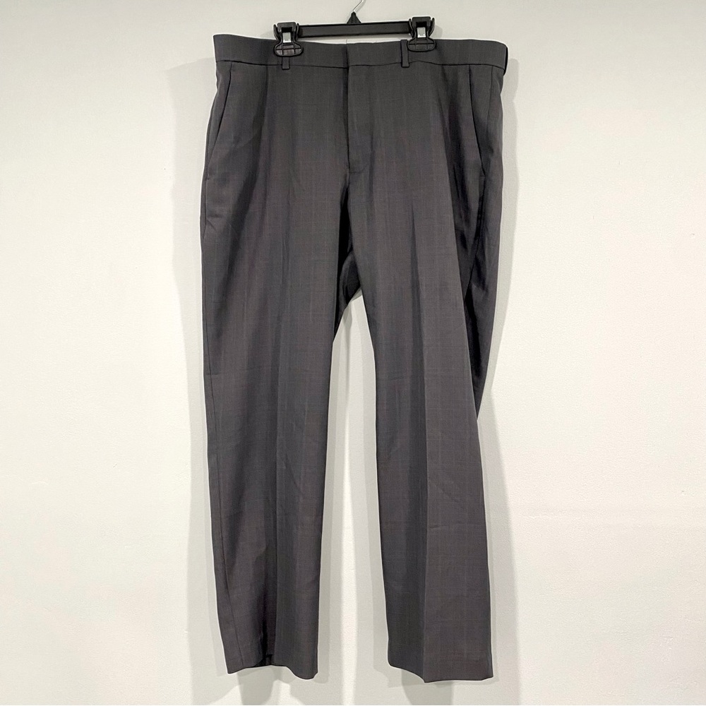 Perry Ellis Portfolio Grey Slacks Dress Pants Mens 36x29